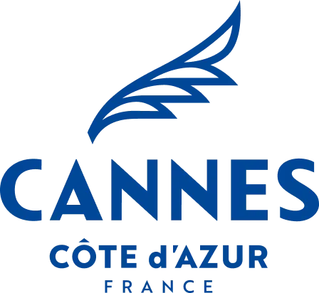 Logo Ville de Cannes Côte d'Azur, fondateur de la Fondation Université Côte d'Azur