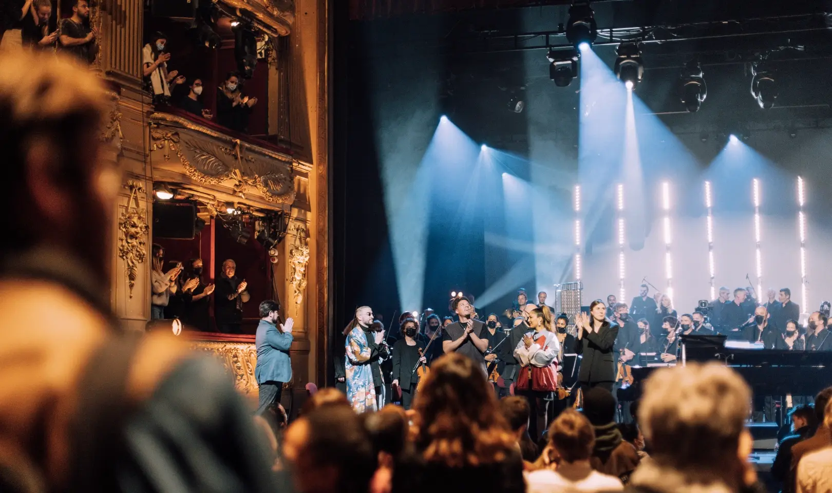 Spectacle lyrique à l'Opéra de Nice, soutenu par la Fondation Université Côte d'Azur - Photo Gaëlle Simon